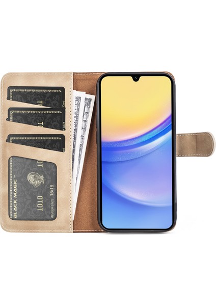 Samsung Galaxy M15 5g Telefon Deri Kılıf (Yurt Dışından) fırsatları