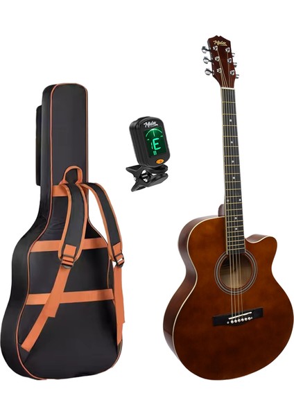 XC-200BRW Kaliteli Akustik Gitar Seti 40 İnç 4/4 Yetişkin Full Set modelleri