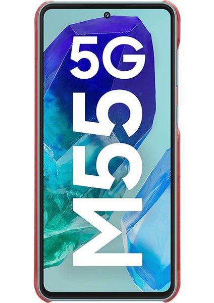 Samsung Galaxy M55 5g / C55 5g / F55 5g Buzağı Dokusu Pu Deri + Sert Pc Telefon Kapağı (Yurt Dışından) fiyatları