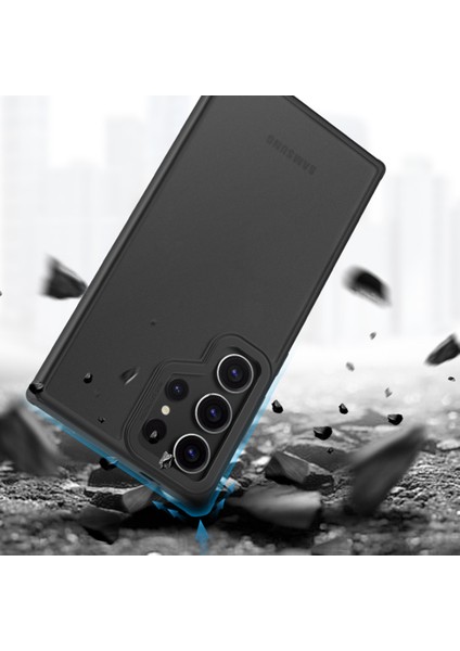 Samsung Galaxy S22 Ultra 5g Darbeye Dayanıklı Telefon Kılıfı Pc + Tpu Mat Kapak (Yurt Dışından) modelleri