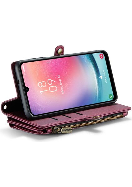 Samsung Galaxy A24 4g (162.1 x 77.6 x 8.3mm) Pu Deri Cüzdan Telefon Kapağı (Yurt Dışından) indirimleri