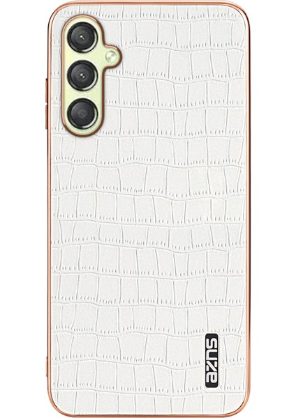 Samsung Galaxy A14 5g / 4g Timsah Dokulu Deri+Tpu Düşmeyi Önleyici Telefon Kapağı (Yurt Dışından) indirimleri