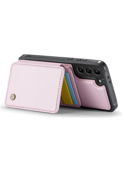 Samsung Galaxy S21 5g / S21 4g Manyetik Kickstand Pu+Tpu Telefon Kapağı (Yurt Dışından)