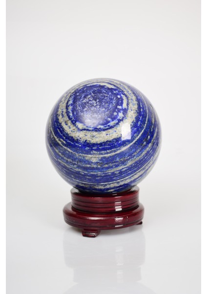 Standlı Lapis Lazuli Taş Küre