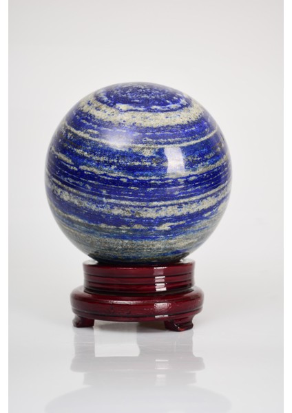 Standlı Lapis Lazuli Taş Küre