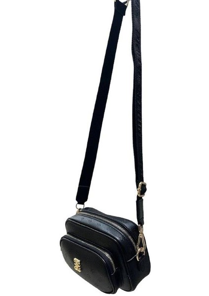 P.c Byn Cnt Pıerre Cardın Print Kendinden Logo Desenli Kadın Çapraz Askılı Çanta fiyatları