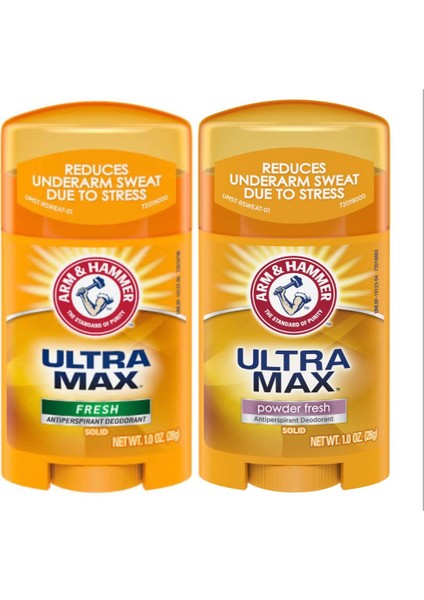 Arm Hammer Ultra Max Koltuk Altı Stick 28G x 2 - Fresh + Powder Fresh