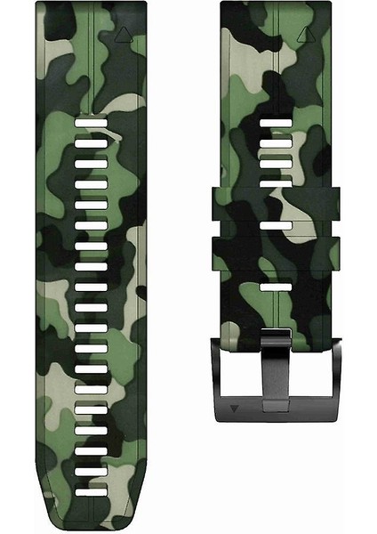 Garmin Quatix 5 (22MM) Kamuflaj Silikon Saat Kordonu modelleri