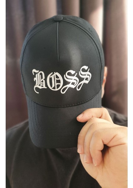 Boss Işlemeli Şapka