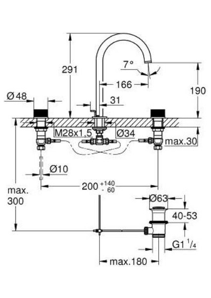 Atrio Private Collection 3 Delikli Lavabo Bataryası L-Boyut - 20595000 fırsatları