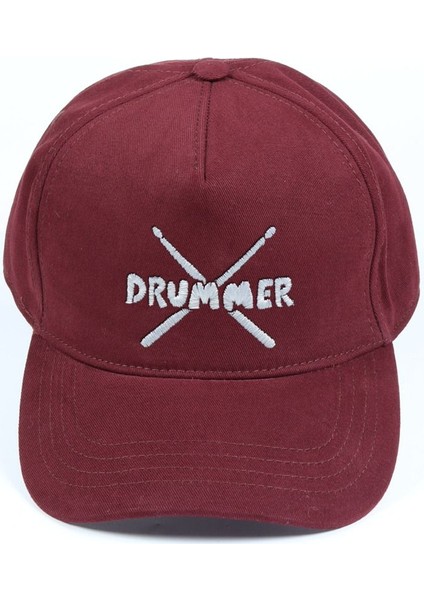 Drummer Işlemeli Şapka - Davul Bateri Baget Işlemeli Şapka
