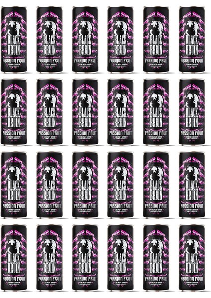 Black Bruin Passion Fruit Aromalı Enerji Içececeği 250ML x 24 Lü