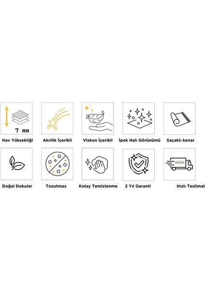 Gotik 02235c Antrasit Gri Modern Bambu Halı fiyatları