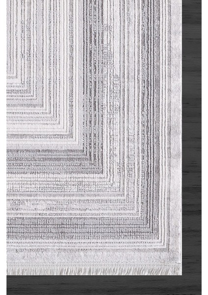 Gotik 02235c Antrasit Gri Modern Bambu Halı fırsatları