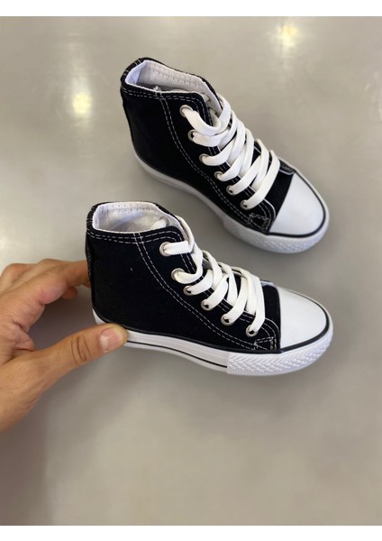 Siyah Uzun Keten Bilekli Spor Ayakkabı Günlük Sneaker fırsatları