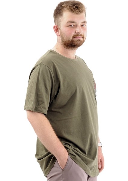 T-Shirt Bıs Yaka Chance 24084 Haki modelleri