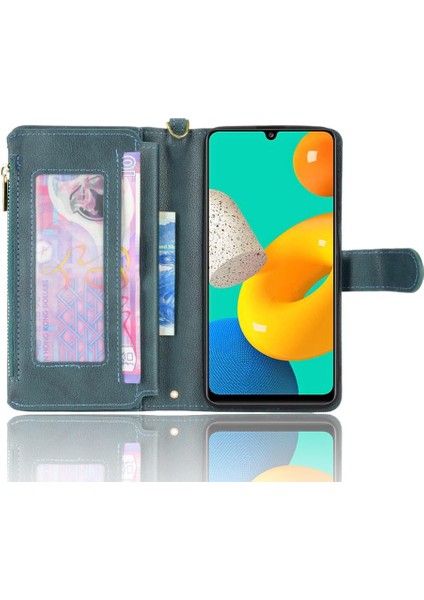 Samsung Galaxy A22 4g Için Kılıf Deri Kapak Manyetik Pu Deri Flip Kart (Yurt Dışından) fırsatları