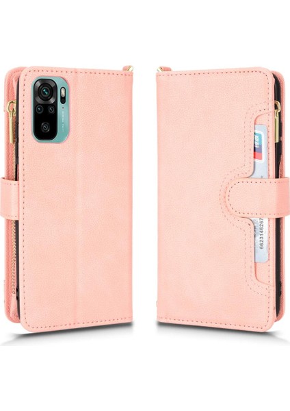 Xiaomi Redmi Not 10 4g Fermuar Cüzdan Manyetik Pu Deri Flip Case (Yurt Dışından) indirimleri