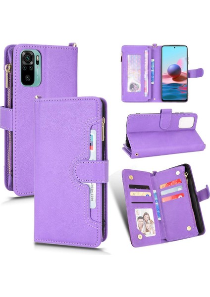 Xiaomi Redmi Not 10 4g Fermuar Cüzdan Manyetik Pu Deri Flip Case (Yurt Dışından) indirimleri