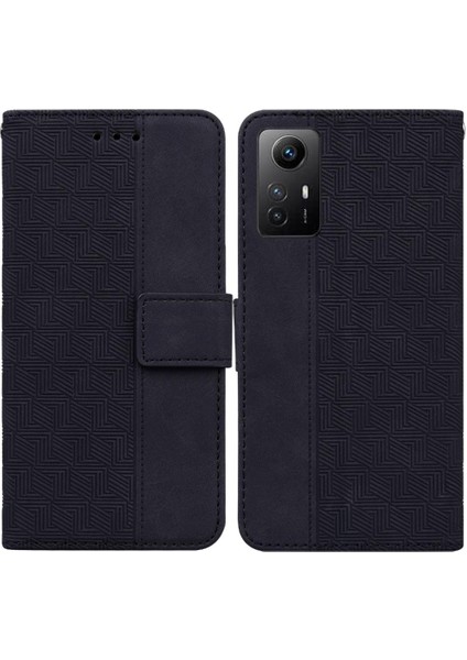 Gx Shop Xiaomi Redmi Not 12S Flip Folio Kickstand Özelliği Premium Pu (Yurt Dışından)