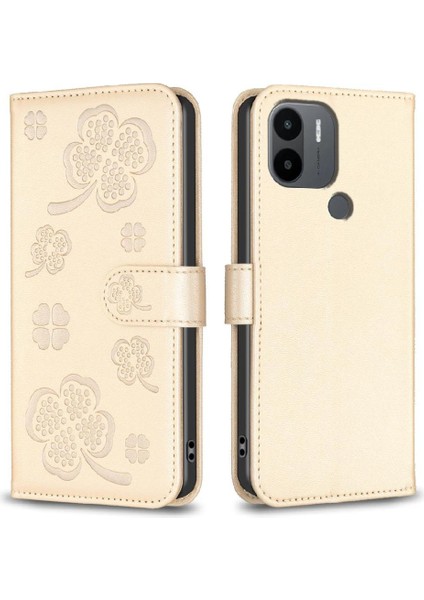 Xiaomi Redmi A1 Artı Cüzdan Kart Yuvaları Için Flip Case Tutucu Kickstand Pu (Yurt Dışından)
