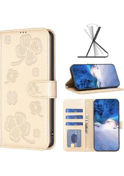 Xiaomi Redmi A1 Artı Cüzdan Kart Yuvaları Için Flip Case Tutucu Kickstand Pu (Yurt Dışından)