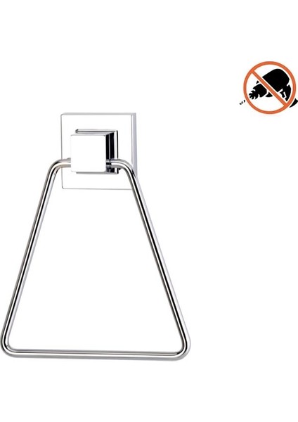 Banyo ve Mutfak Havlu Askısı Üçgen Paslanmaz Krom Easyfix