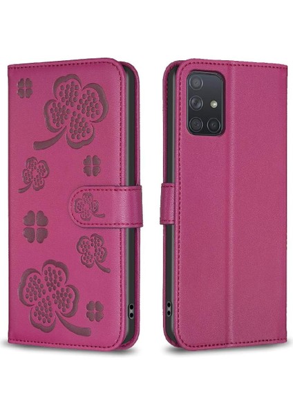 Samsung Galaxy A71 4g Pu Deri Cüzdan Kart Yuvaları Tutucu Için Flip Case (Yurt Dışından)