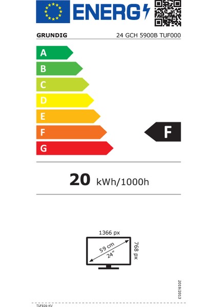 24GCH5900B 24" 60 Ekran Uydu Alıcılı HD Ready LED TV