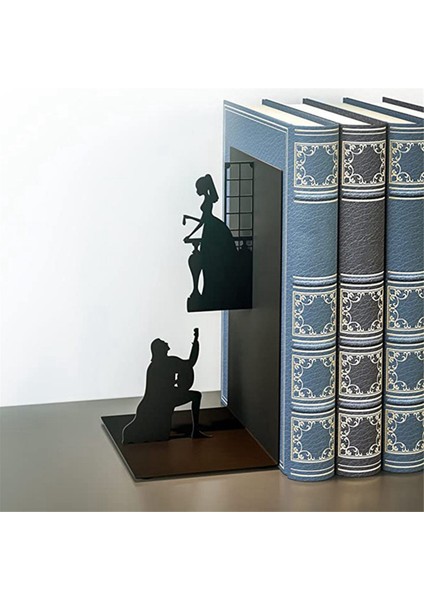 Demir Şekil Kitap Ayracı Okuma Kitabı Desteği Retro Kaymaz Kitap Biter Tıpalar Raflar Ev Ofis Masaüstü Dekor (Yurt Dışından)