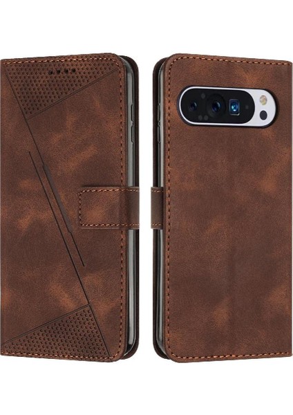 Google Piksel 9 Pro Kart Ekleme Kickstand Cüzdan Pu Deri Için Flip Case (Yurt Dışından)