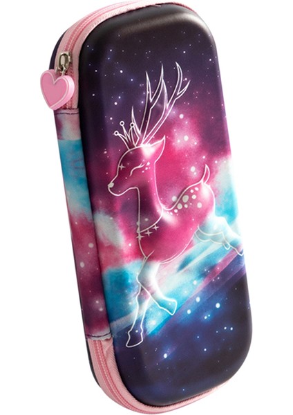 3D Kızlar Kalem Kutusu Sevimli Kırtasiye Kutusu Eva Kalem Kutusu Karikatür Hayvan Kalem Kutusu Çocuk Okul Malzemeleri Saklama Kutusu A (Yurt Dışından)