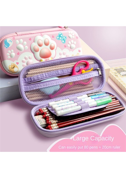 3D Kızlar Kalem Kutusu Sevimli Kırtasiye Kutusu Eva Kalem Kutusu Karikatür Hayvan Kalem Kutusu Çocuk Okul Malzemeleri Saklama Kutusu A (Yurt Dışından) fiyatları