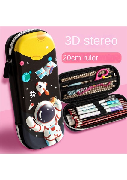 3D Kızlar Kalem Kutusu Sevimli Kırtasiye Kutusu Eva Kalem Kutusu Karikatür Hayvan Kalem Kutusu Çocuk Okul Malzemeleri Saklama Kutusu A (Yurt Dışından) fırsatları