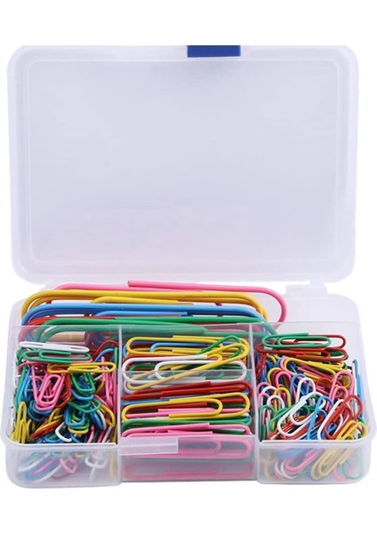 Plastik Kutu Kaplamalı 250 Adet Ataş Büyük Ataşlar Ataçlar Ofis Okul Belge Düzenleme Için Harika (Yurt Dışından)