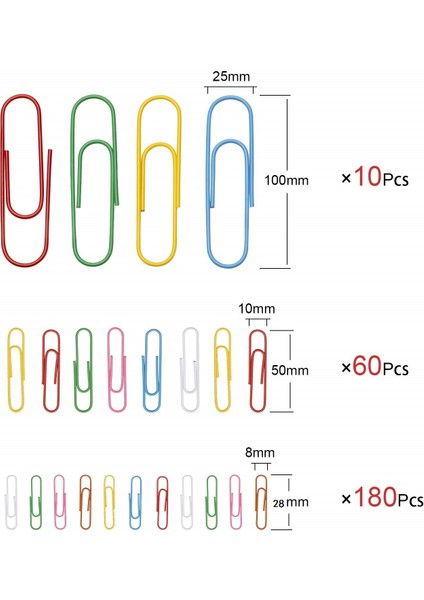 Plastik Kutu Kaplamalı 250 Adet Ataş Büyük Ataşlar Ataçlar Ofis Okul Belge Düzenleme Için Harika (Yurt Dışından) fırsatları