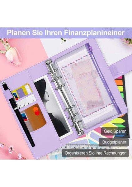 A6 Bütçe Bağlayıcı, A6 Nakit Para Düzenleyici, Nakit Zarflı Bütçe Bağlayıcı, Para Için Bütçe Zarfları Düzenleyici B (Yurt Dışından) fiyatları