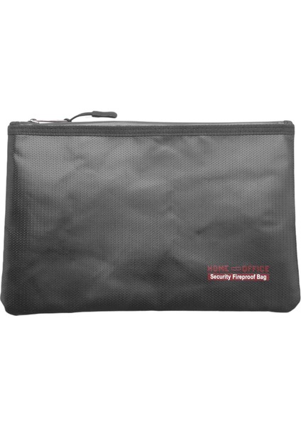 Taşınabilir Yanmaz Su Geçirmez Belge Zarf Dosya Klasörü Nakit Kese Yanmaz Para Çantası Lipo Güvenli Çanta B (Yurt Dışından)