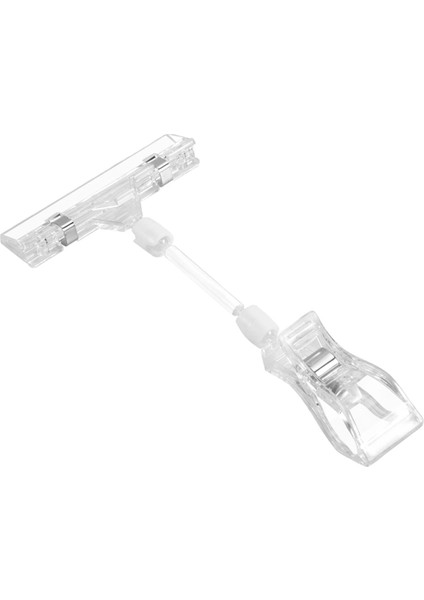 6.5 "yükseklik Şeffaf Plastik Çift Klipsli Ayarlanabilir Işaret Kartı Ekran Tutucu (Yurt Dışından) modelleri