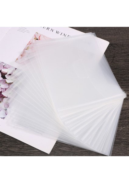 20 Adet Temizle Damga ve Kalıp Saklama Çantası Açılıp Kapanabilir Depolama Cep Büyük Zarf Durumda Dıy Scrapbooking Kağıt Kartı (Yurt Dışından)