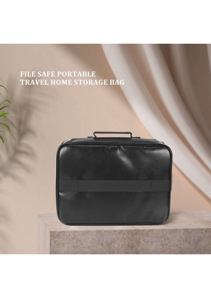 Kilitli Evrak Çantası, Su Geçirmez Fermuarlı, Yanmaz 3 Katlı Evrak Saklama Kutusu, Dizüstü Bilgisayarlar, Evraklar Için Kullanılır B (Yurt Dışından) fiyatları