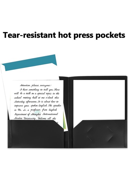 Cepli Klasörler, 25 Paket 2 Cepli Klasör Fit Letter Boyutu, Okul Ofis Ev A Için Cepli Dosya Klasörü (Yurt Dışından) fırsatları