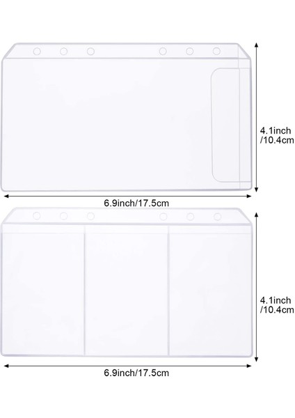 Farklı Bölmeli A6 Boyutu Bağlayıcı Cepler, Bağlayıcı Klasörler Belgeler Kartlar Için Su Geçirmez 6 Delikli Gevşek Yaprak Çantalar (Yurt Dışından) fırsatları