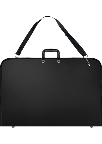 Siyah Sanat Portföyü Çantası Sanatçı Taşıma Çantası Omuz Askılı Sanatçı Portföyleri Çantası (19X14.7X1.5 Inç) (Yurt Dışından)