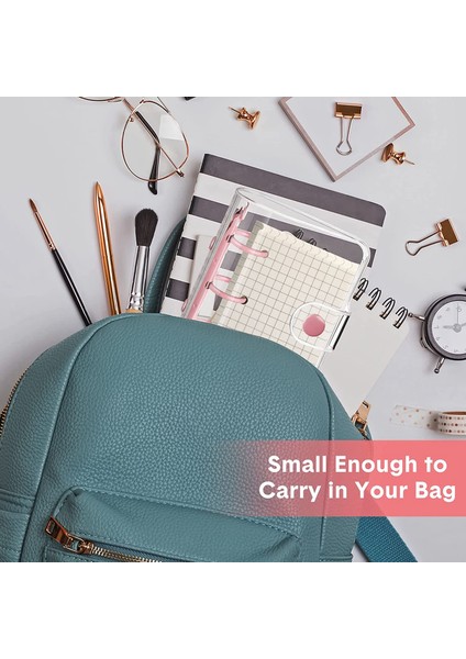 Paket Mini Şeffaf 3 Halka Bağlayıcı Kapakları Bağlayıcı Iç Kağıtlar Saklama Torbaları Etiket Etiket Bağlayıcı Cepler (Yurt Dışından) fiyatları