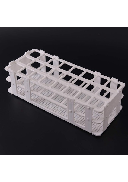 2 Adet Plastik Test Tüpü Rafı 24 Delik Laboratuvar Test Tüpü Raf Tutucu 25MM Test Tüpleri Için, Çıkarılabilir, Beyaz (Yurt Dışından) fırsatları