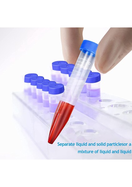 100 Adet 10 ml Çok Fonksiyonlu Plastik Şişe Şeffaf Tüp Numune Saklama Kabı Deneysel Santrifüj Tüpü (Yurt Dışından) fırsatları
