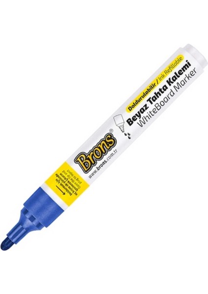 Tahta Kalemi Doldurulabilir Mavi