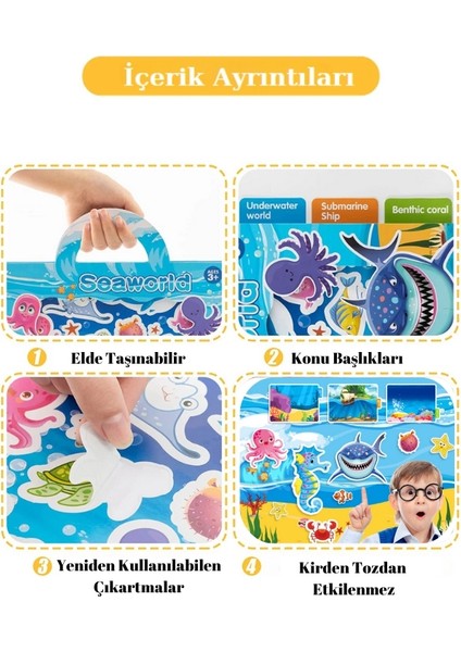 Animal Paradise Tekrar Tekrar Kullanılabilen Sticker
