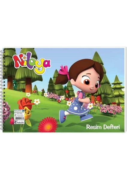 Resim Defteri Spiralli 15 Yaprak 17X25 Niloya 300115-89